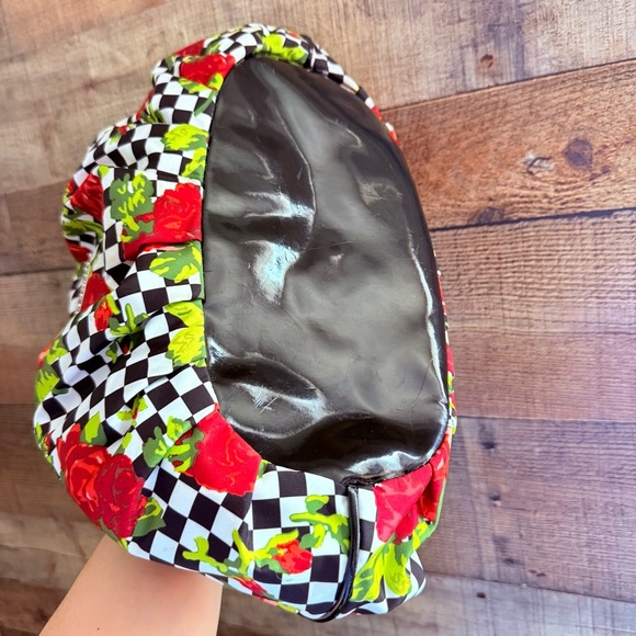 Vintage Betseyville Betsey Johnson Rose Checkered Women's Bag - Picture 8 of 9